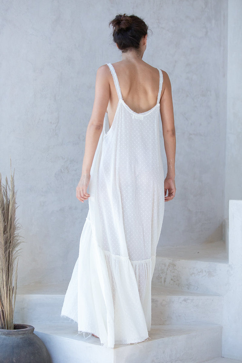 Elena's Dream Dress Swiss Dot Off White