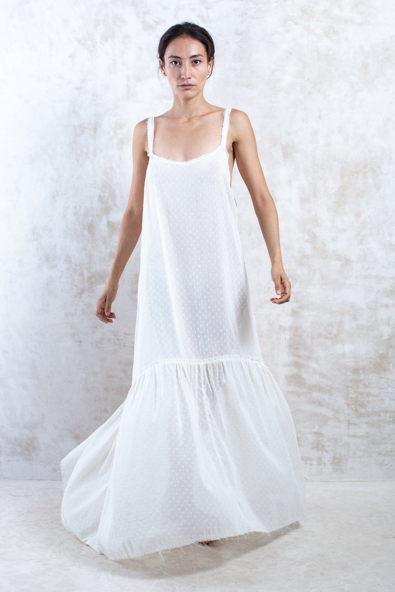 Elena's Dream Dress Swiss Dot Off White